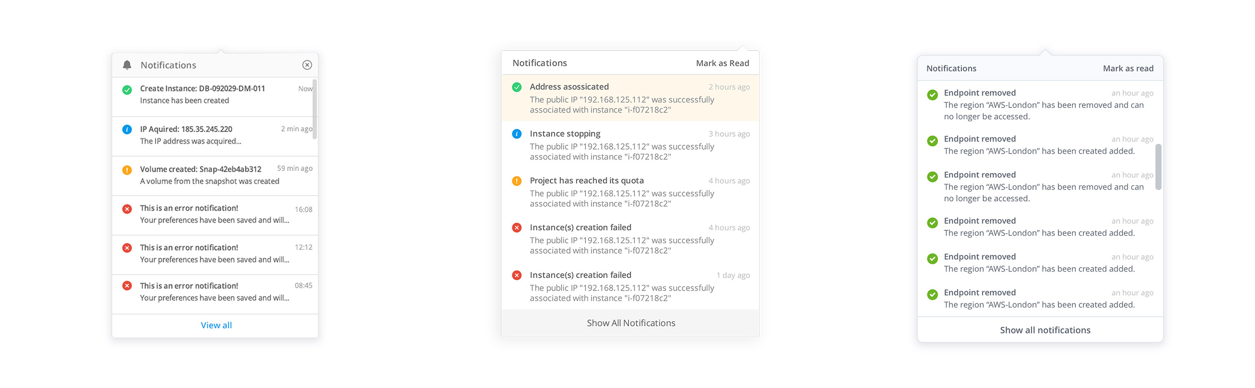 notifications